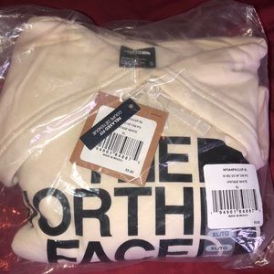 The North Face vintage white hoodie